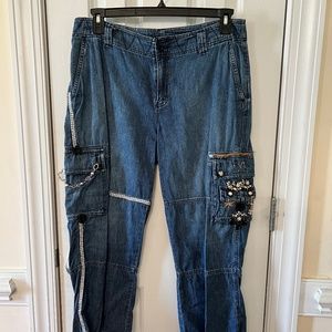 Lauren Jeans Company Jeans with embellishments - SZ 10